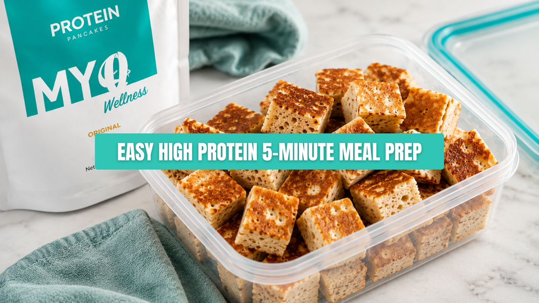 High-Protein Frozen Pancake Cubes: Easy 5-Minute Meal Prep