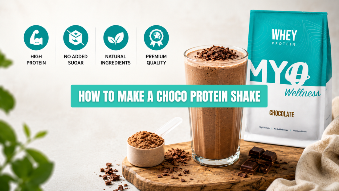 How to make a chocolate flavoured protein shake?
