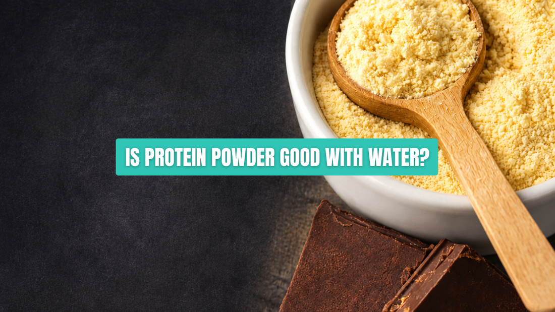 Does flavoured protein powder taste good with just water?