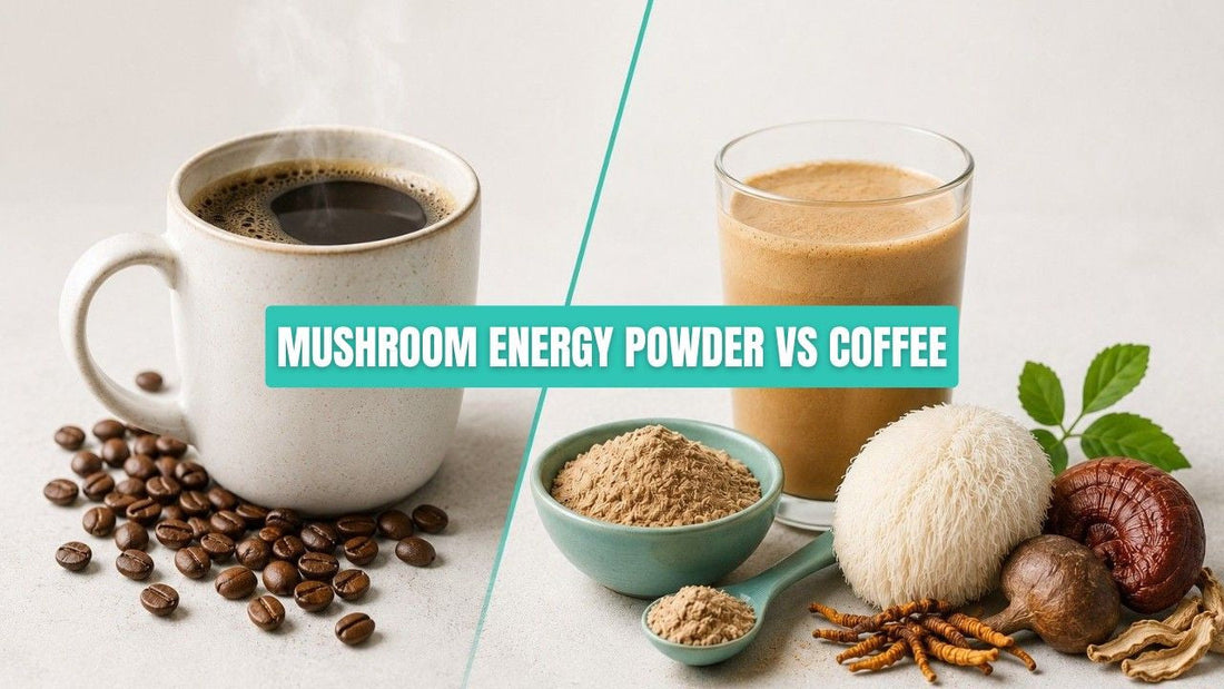 Mushroom Energy Powder vs Coffee: Which Is Better for Daily Focus?