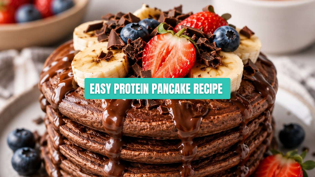 Easy Chocolate Protein Pancake Recipe: High Fibre & 22g Protein