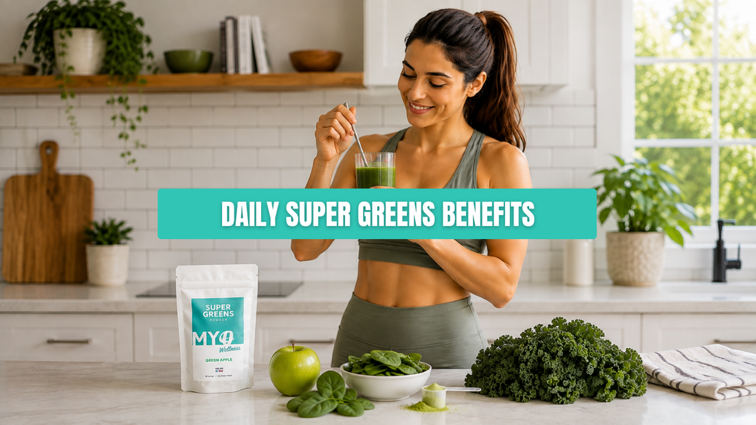 What are all the benefits of a daily super greens supplement?