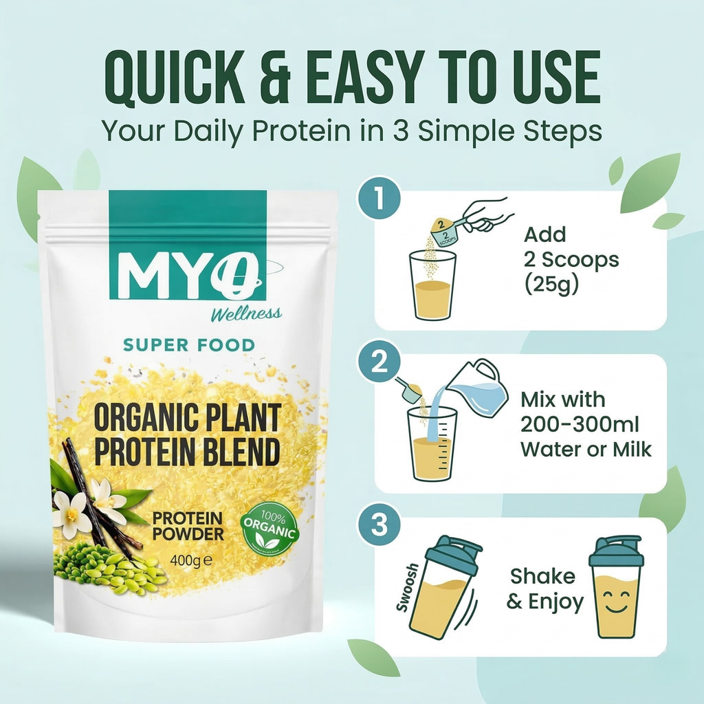 MYOwellness Superfoods - Organic Plant Protein Blend