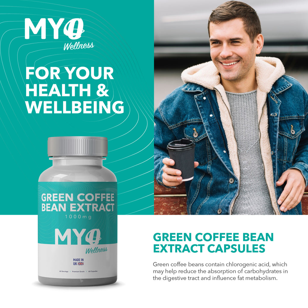 MYOwellness best weight management supplement with a man holding a coffee cup.