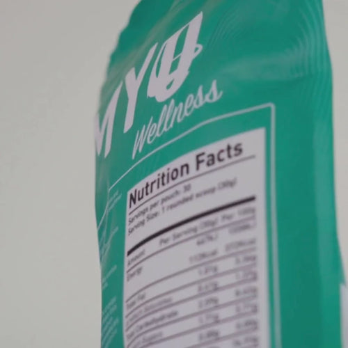 Video of whey protein pouch in different flavours