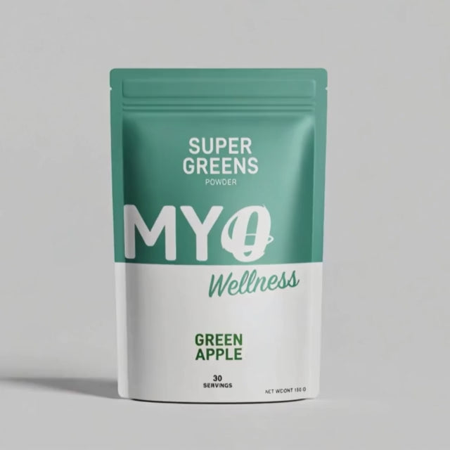 Video of super food green powder in pouch