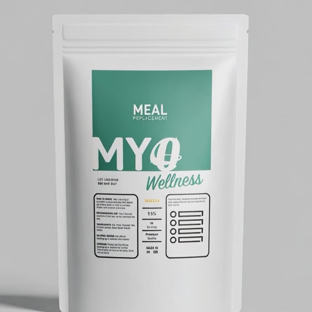 Video of plant based meal replacement pouch