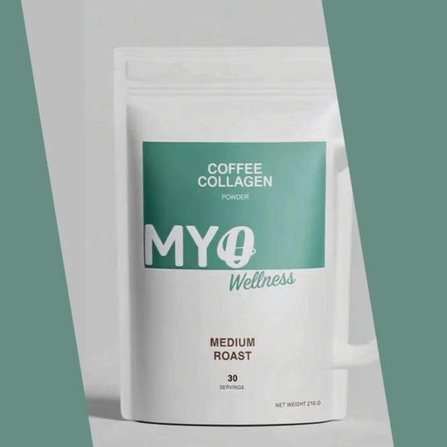 Coffee & Hydrolysed Bovine Collagen with Vitamin C, D3 and Hyaluronic acid - 204g Pouch